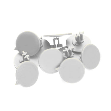 Versapak Button Security Seals (Plain) White Group